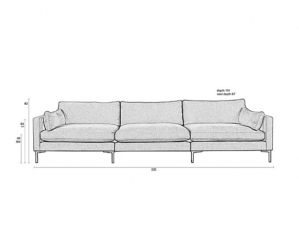 Summer 4,5 sofa